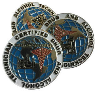 Lapel Pin Certified drug and alcohol technician